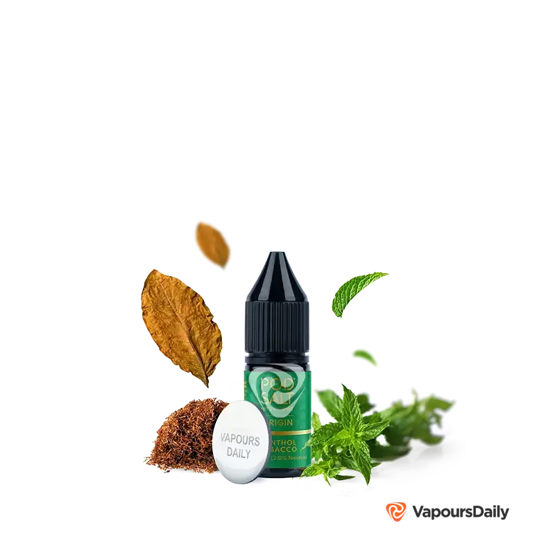 خرید سالت پاد سالت تنباکو یخ (10میل) POD SALT ORIGIN MENTHOL TOBACCO