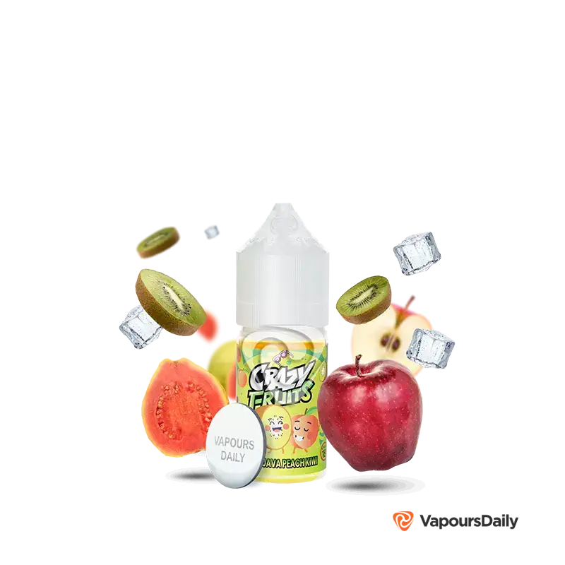 خرید سالت توکیو گواوا هلو کیوی (30میل) TOKYO CRAZY FRUITS GUAVA PEACH KIWI