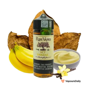 جویس تنباکو کاستارد موز رایپ ویپز (120 میل) RIPE VAPES VCT BANANA