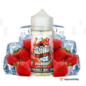 جویس بازوکا توت فرنگی یخ  BAZOOKA STRAWBERRY ICE 100ML
