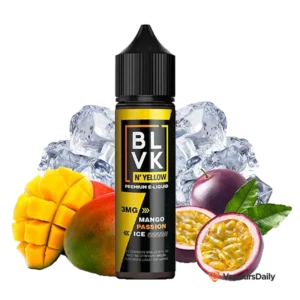 جویس بی ال وی کی انبه پشن فروت یخ BLVK MANGO PASSION ICE–N’ YELLOW SERIES