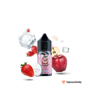 سالت بی ال وی کی سیب توت فرنگی یخ (30 میل) Blvk Fuji Apple Strawberry Ice