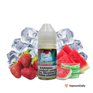 سالت هندوانه توت فرنگی یخ CLOUD NURDZ ICED SOUR WATERMELON STRAWBERRY