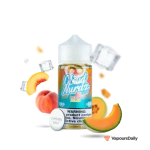 جویس هلو ملون یخ کلود نوردز (100میل) CLOUD NURDZ ICED PEACH MELON