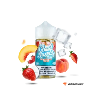 جویس کلودنوردز  توت فرنگی هلو یخ(100میل) CLOUD NURDZ ICED STRAWBERRY PEACH