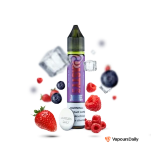 سالت نستی بلوبری تمشک یخ (30میل) Nasty Liq Blueberry Raspberry Strawberry