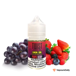 سالت توئیست انگور بلوبری توت‌فرنگی TWIST PURPLE BERRY