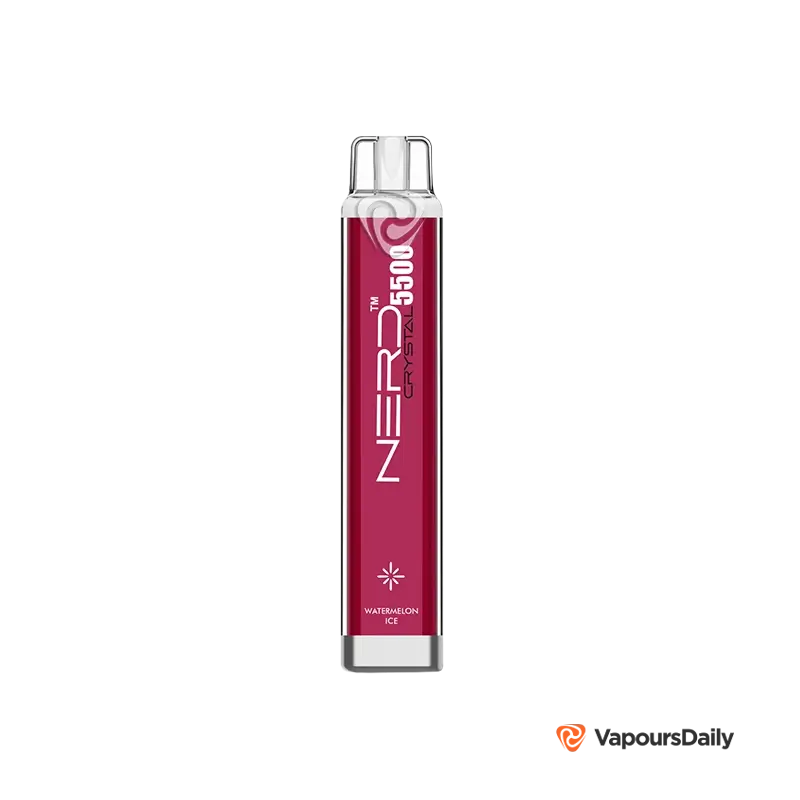 پاد یکبار مصرف 5500 پاف نرد کریستال NERD CRYSTAL DISPOSABLE 5500 PUFFS پاد یکبار مصرف 5500 پاف نرد کریستال