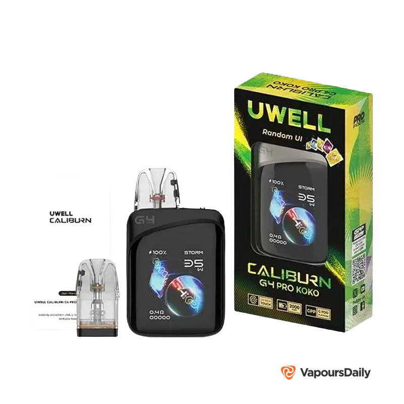 پاد سیستم یوول کالیبرن جی 4 پرو کوکو UWELL CALIBURN G4 PRO KOKO پاد سیستم یوول کالیبرن جی 4 پرو کوکو