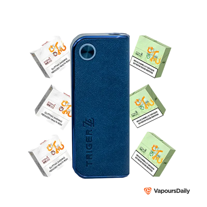 پک سیگار الکترونیکی تریگر به همراه 6 بسته فیلتر تنباکویی