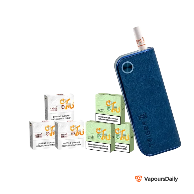 پک سیگار الکترونیکی تریگر بهمراه 6 بسته فیلتر تنباکویی