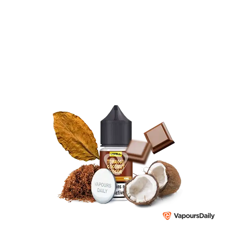 خرید سالت تنباکو نارگیل شکلات یوول (10میل) UWELL TOBACCO COCONUT COCOA